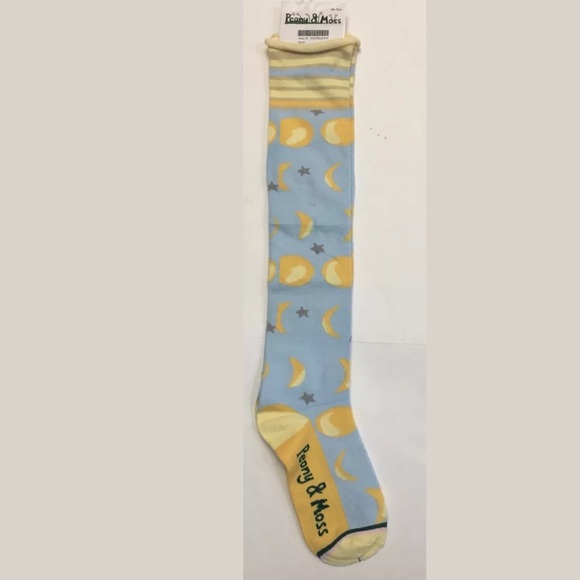 Peony And Moss Knee Socks One Size Stars And Moons - Picture 2 of 7